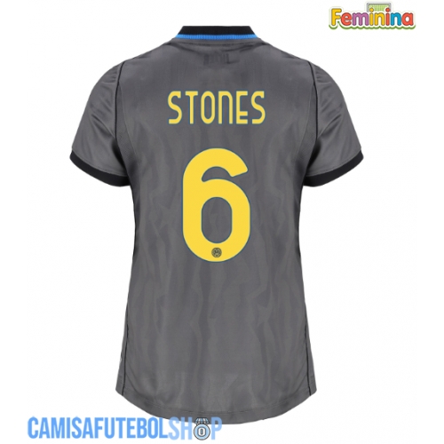 Camisa de time de futebol Inter Milan John Stones #6 Replicas 3º Equipamento Feminina 2026-27 Manga Curta